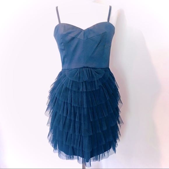 Navy Cocktail Dress - Picture 2 of 5